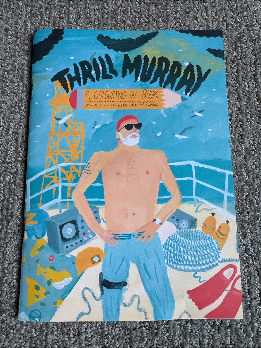 Thrill Murray - Bill Murray poster and coloring book 2012